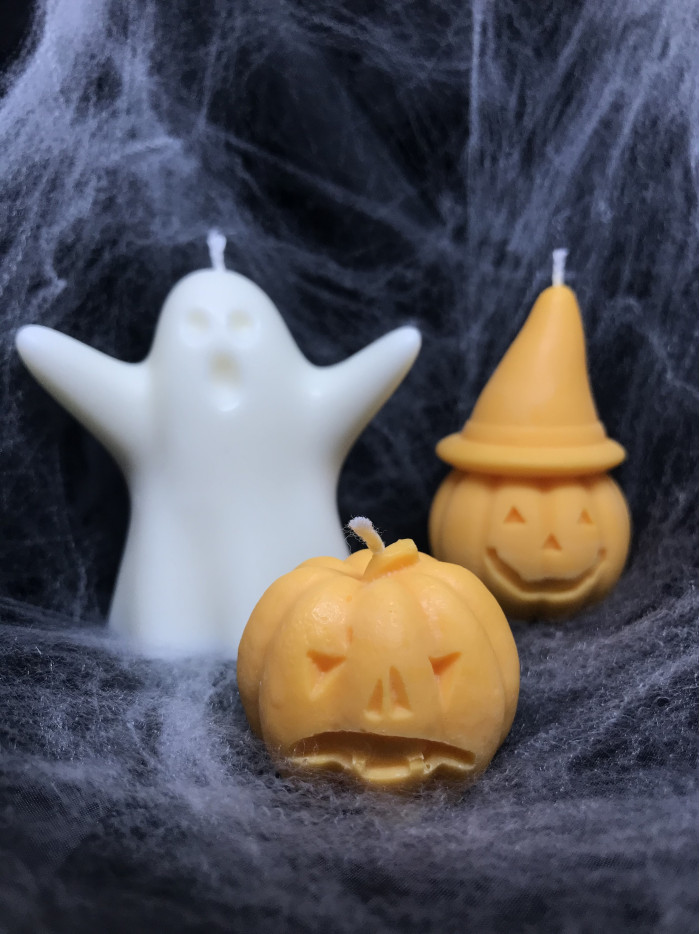 Halloween décoration pack 3 bougies